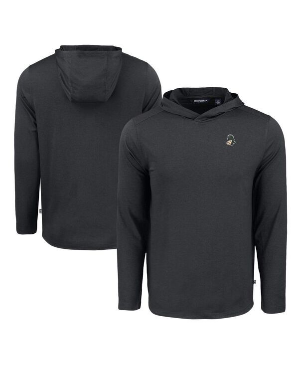 カッターアンドバック メンズ トップス Tシャツ パーカー Cutter Buck Mens Black Michigan State Spartans Coastlinepicomfort Eco