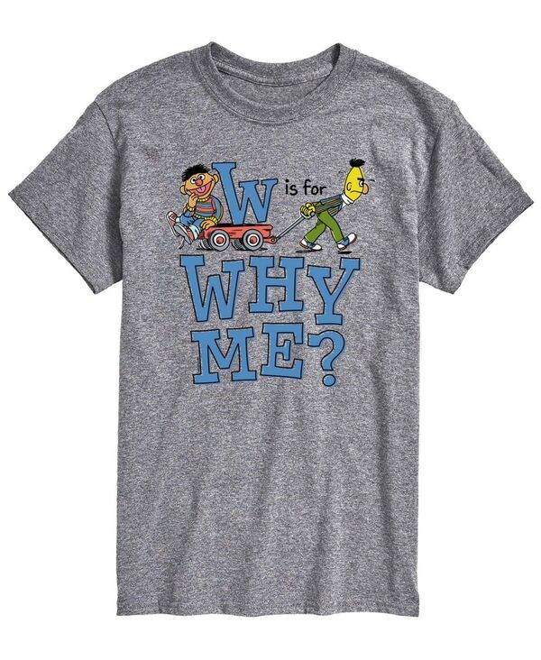 エアウェーブス メンズ トップス Tシャツ 半袖 グラフィック AIRWAVES Mensesame Street Is For Why Me ShortSleeve Graphic TShirt A