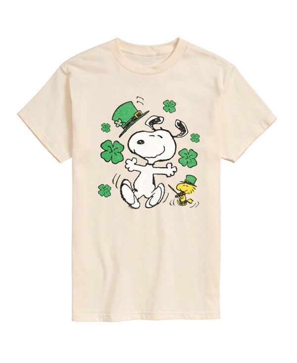 エアウェーブス メンズ トップス Tシャツ AIRWAVES Mens Peanutst Patricks Day Short Sleeve TShirt Beige ベージュ