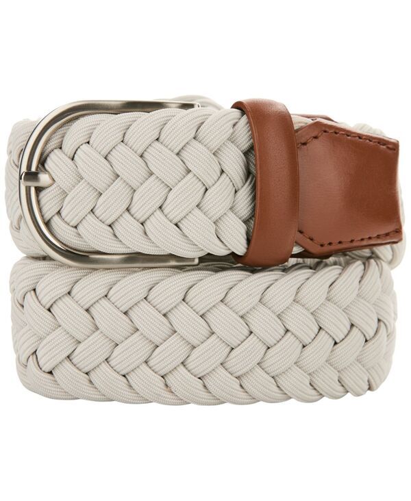 ペリーエリス メンズ アクセサリー ベルト Perry Ellis Portfolio Mens Elevated Solidress Belt Cream クリーム
