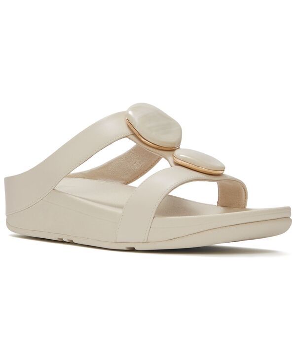 フィットフロップ レディース シューズ サンダル FitFlop Womens Fino MarbledStone HBar Slidesandals Paris Beige ベージュ