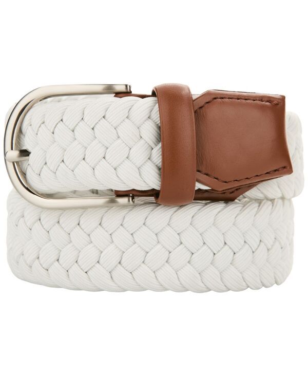 ペリーエリス メンズ アクセサリー ベルト Perry Ellis Portfolio Mens Elevated Solidress Belt White ホワイト 16,775円