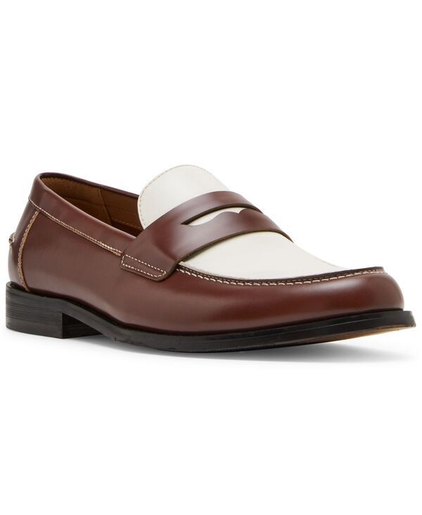 スティーブ マデン メンズ シューズ スリッポン・ローファー Steve Madden Mens Nicolay Casualoafer BrownWhite ホワイト