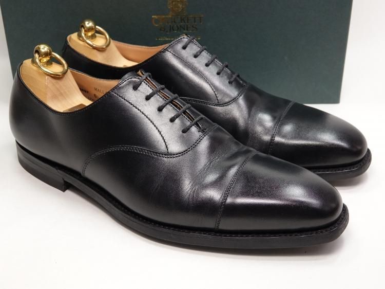 701 / 0611 美品 クロケット&ジョーンズ HALLAM ブラック カーフ 6.5E