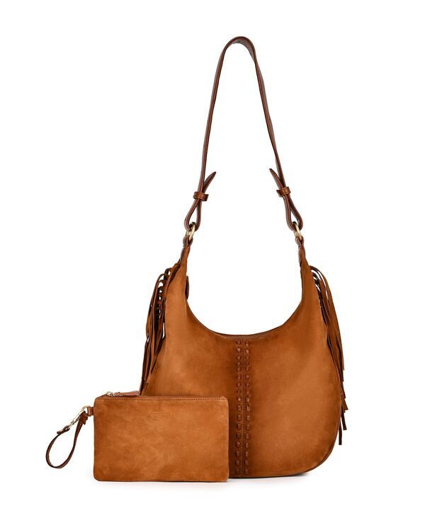 オールドトレンド レディース バッグ ヴィンテージ OLD TREND Hydrangea Large Vintage Ombre Shoulder Handbag Cognac Brown ブラウン