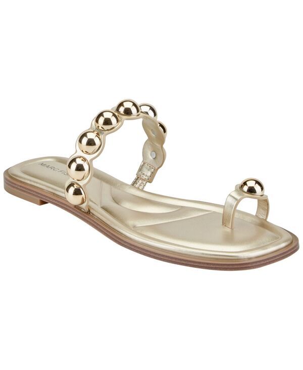 マークフィッシャー レディース シューズ サンダル Marc Fisher Womens Zaby Ornamented Toe Ring Flat Sandals Gold ゴールド