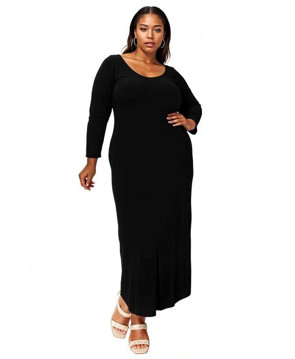 リブド レディース トップス ワンピース プラスサイズ L I V D WOMENS PLUS Black ブラック
