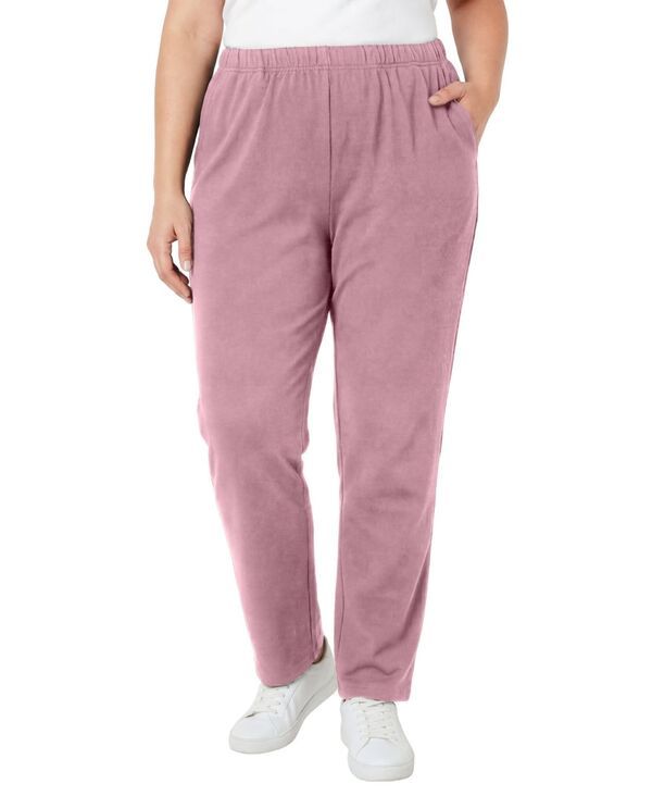 ウーマン ウィズイン レディース ボトムス カジュアルパンツ ニット Woman Within Womens Within 7Day Knit StraightLeg PullOn Pants Dus