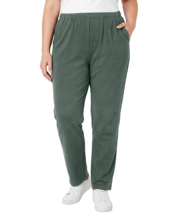 ウーマン ウィズイン レディース ボトムス カジュアルパンツ ニット Woman Within Womens Within 7Day Knit StraightLeg PullOn Pants Pin