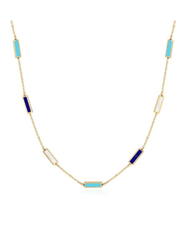 ザ・ラブリー レディース アクセサリー ネックレス・チョーカー・ペンダントトップ レース The Lovery Mixed Bar Chainecklace Multicolor マルチカラー
