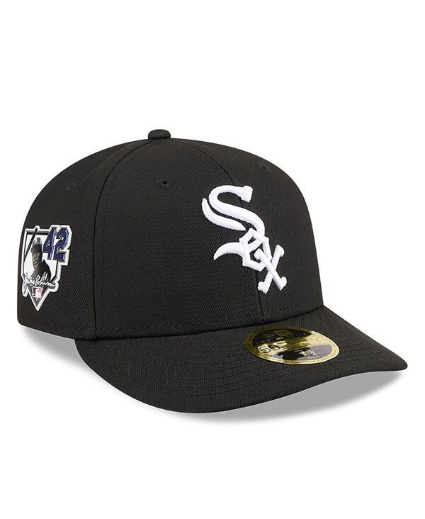 ニューエラ メンズ アクセサリー 帽子 New Era Mens Black Chicago White Sox 2026 Jackie Robinson Day Low Profile 59FIFT