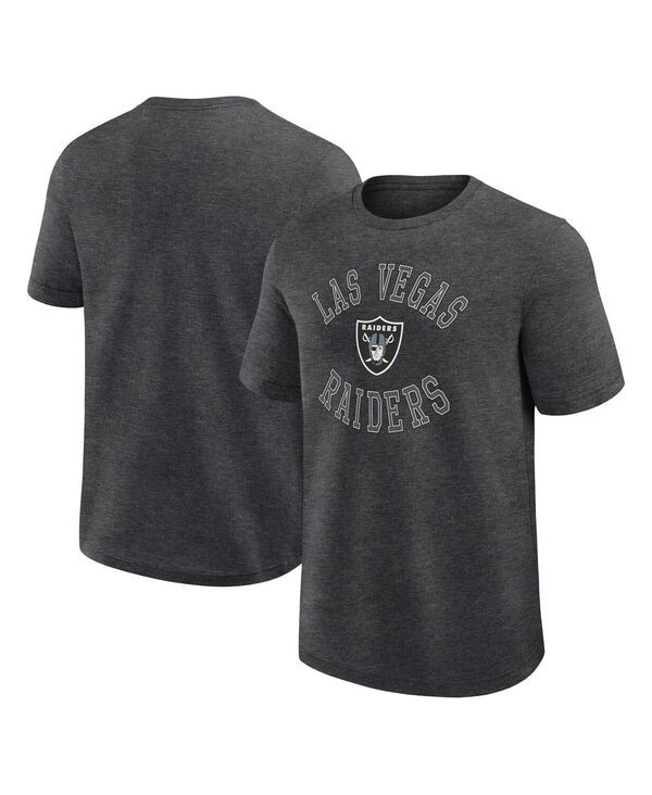 ロゴアスレチック メンズ トップス Tシャツ Logo Athletic Mens Heather Charcoalas Vegas Raidersuccess TShirt Heather Char