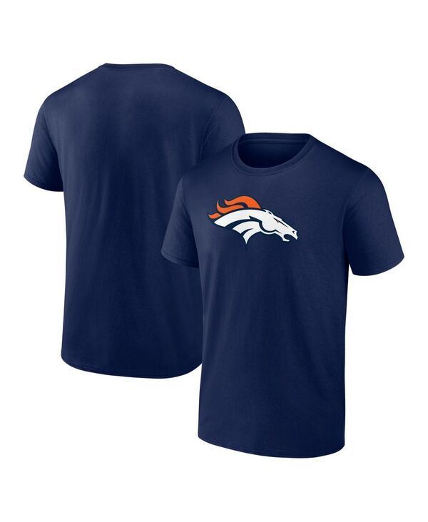 ロゴアスレチック メンズ トップス Tシャツ Logo Athletic Mens Navy Denver Broncos Primary Logo TShirt Navy ネイビー