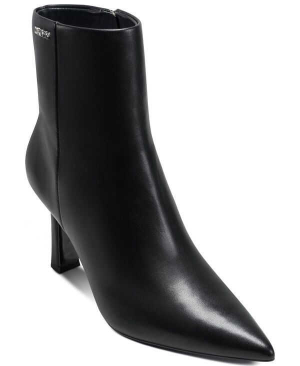 ダナ キャラン ニューヨーク レディース シューズ ブーツ・レインブーツ ヒール DKNY Womens Caryann Heeled Booties Black ブラック