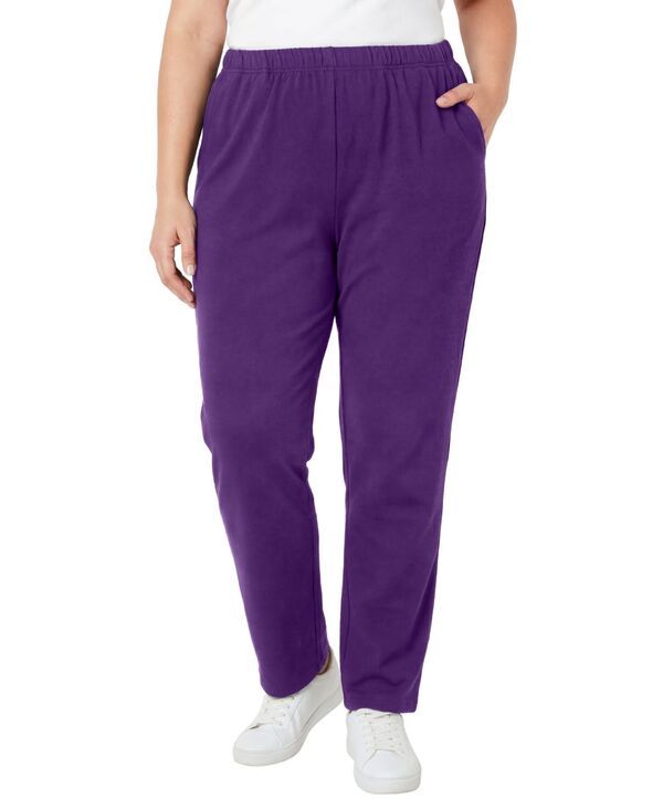 ウーマン ウィズイン レディース ボトムス カジュアルパンツ ニット Woman Within Womens Within 7Day Knit StraightLeg PullOn Pants Rad
