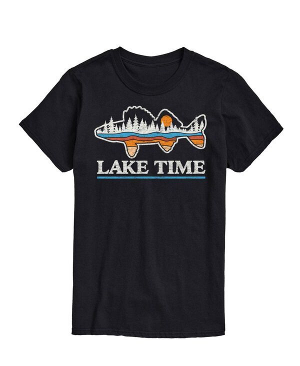 エアウェーブス メンズ トップス Tシャツ AIRWAVES Mens Lake Time Short Sleeve TShirt Black ブラック