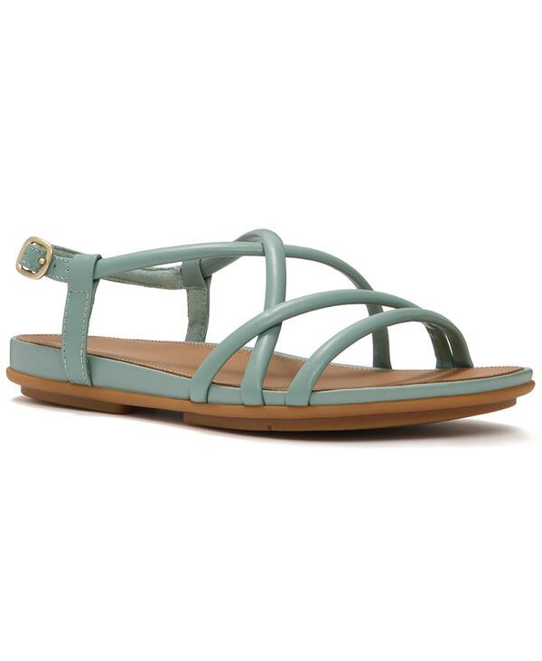フィットフロップ レディース シューズ サンダル レザー FitFlop Womens Gracie Leather Strappy BackStrap Sandals Frosted Sage セー
