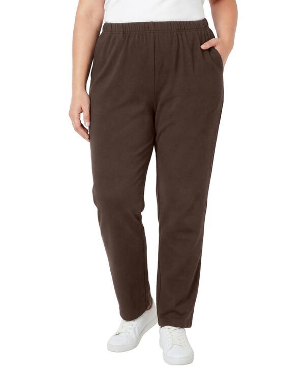 ウーマン ウィズイン レディース ボトムス カジュアルパンツ ニット Woman Within Womens Within 7Day Knit StraightLeg PullOn Pants Cho