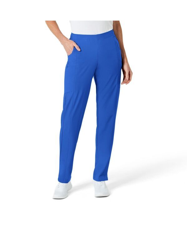 ウィンク レディース ボトムス カジュアルパンツ プチ Wink Petite W123 Flat Front Cargo Scrub Pant Royal