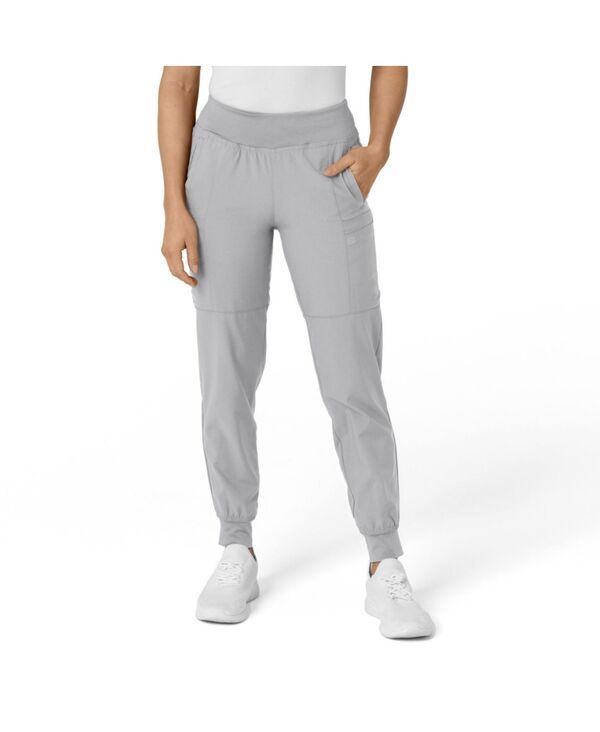 ウィンク レディース ボトムス カジュアルパンツ プラスサイズ Wink Plusize W123 Comfort Waist Cargo Jogger Scrub Pant Grey グレー