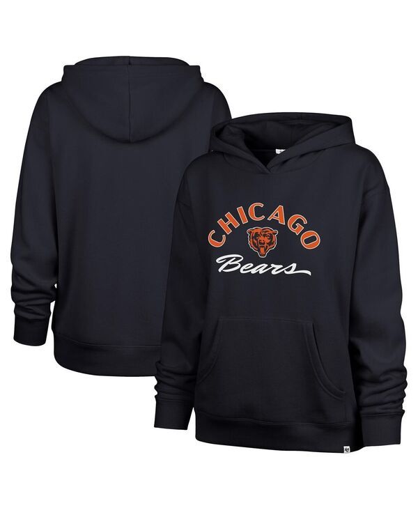 47 ブランド レディース アウター パーカー・スウェット 47 Brand Womens Navy Chicago Bears Whirlwind Naomi Pullover Hoodie Nav