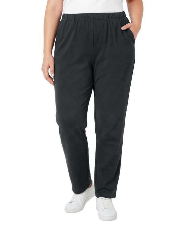 ウーマン ウィズイン レディース ボトムス カジュアルパンツ ニット Woman Within Womens Within 7Day Knit StraightLeg PullOn Pants Hea