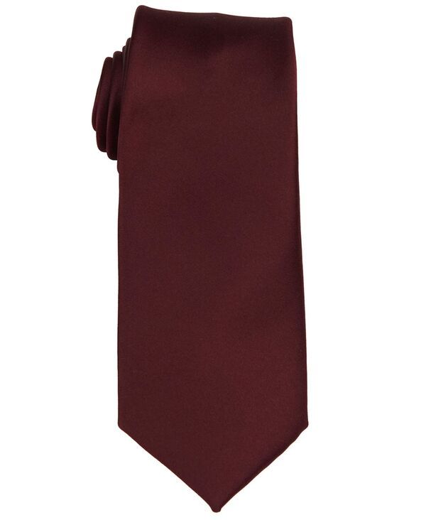 コンストラクト メンズ アクセサリー ネクタイ サテン ConStruct Mensatin Solid Tie Wine ワイン