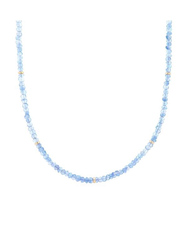 ザ・ラブリー レディース アクセサリー ネックレス・チョーカー・ペンダントトップ レース The Lovery Topaz Bead Necklace Blue topaz bead necklace