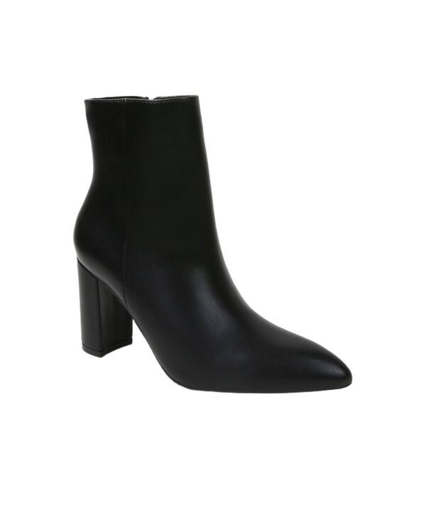 バーネス レディース シューズ ブーツ・レインブーツ アンクル ヒール BERNESS Womensara Block Heel Ankle Boots Black ブラック