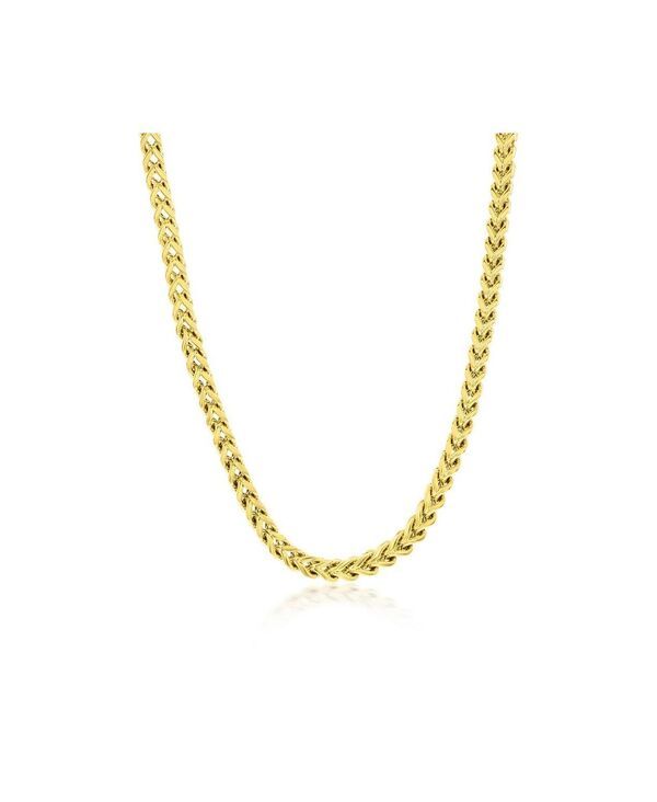 メタロ レディース アクセサリー ネックレス・チョーカー・ペンダントトップ Tシャツ レース Metallo Stainlessteel 4mm Franco Chainecklace Gold ゴー