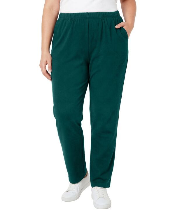ウーマン ウィズイン レディース ボトムス カジュアルパンツ ニット Woman Within Womens Within 7Day Knit StraightLeg PullOn Pants Eme