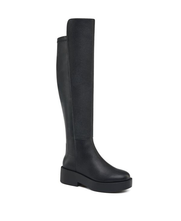 ジェースライズ レディース シューズ ブーツ・レインブーツ レザー JSlides Womens Dream Leather Over The Knee Boot Black ブラック