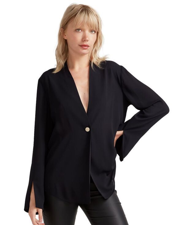 ベルアンドブルーム レディース アウター ジャケット・ブルゾン シアー ブレザー Belle Bloom Sheer Genius Lightweight Blazer Black ブラック