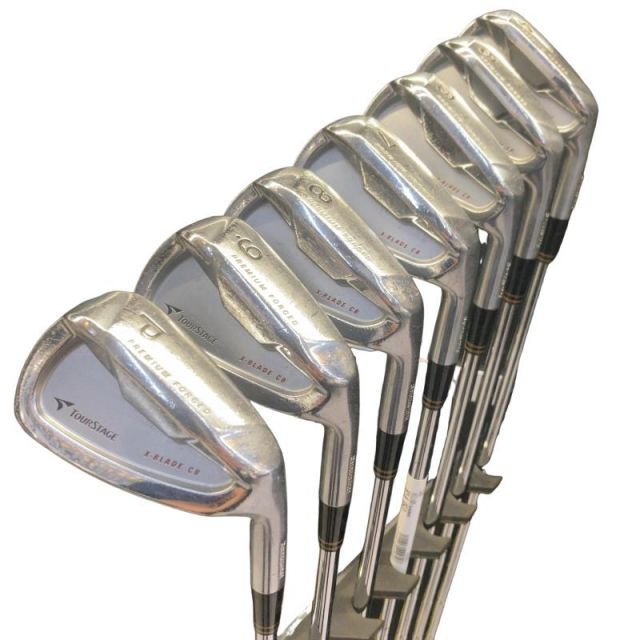 【中古】 ブリヂストン TOURSTAGE X-BLADE CB(2008) 8S アイアンセット IR Dynamic Gold (フレックスS) メンズ 男性用 右利き 右用 Cランク ゴルフクラブ