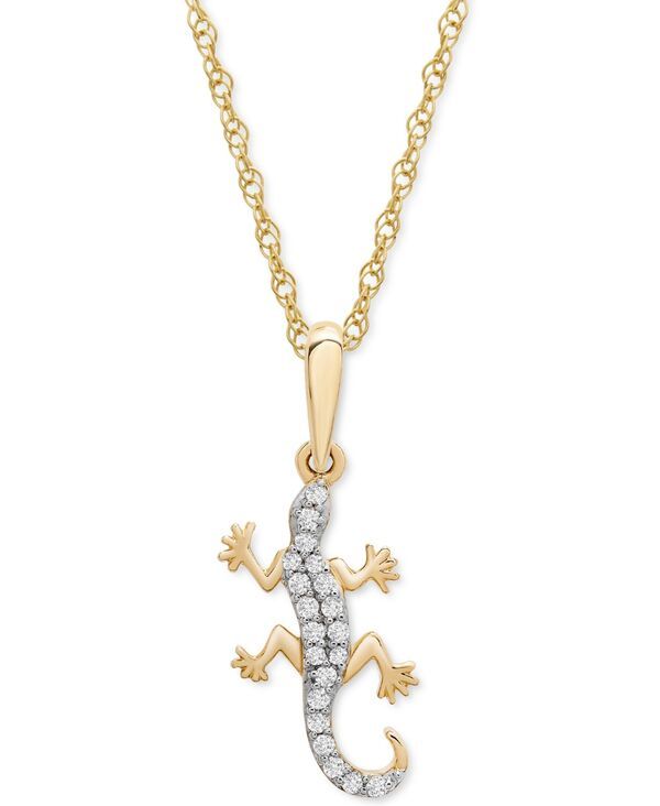ラップド レディース アクセサリー ネックレス・チョーカー・ペンダントトップ レース Wrappediamond Lizard 18 Pendant Necklace 110 ctw in 10k Y