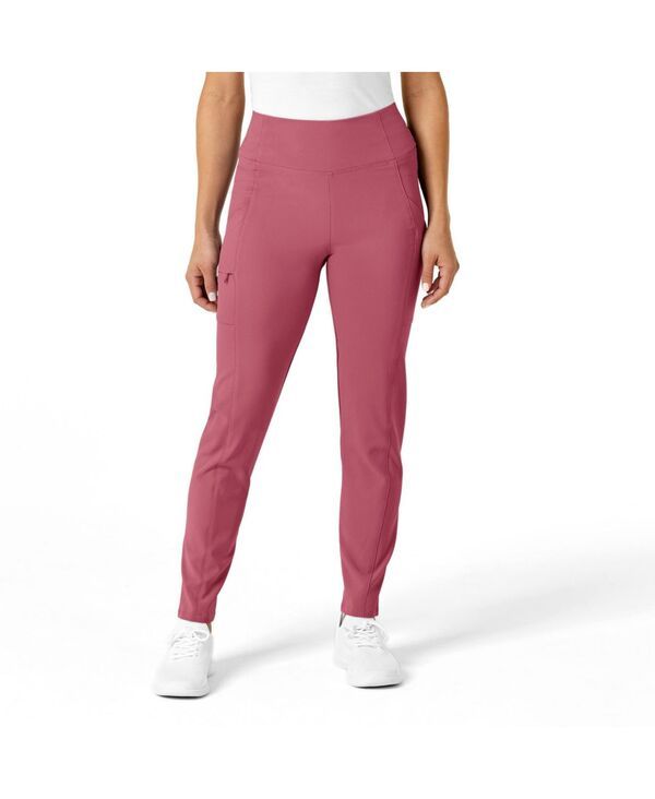 ウィンク レディース ボトムス カジュアルパンツ ハイウエスト プチ Wink Petite RENEW High Waist Power Scrub Pant Rosebud