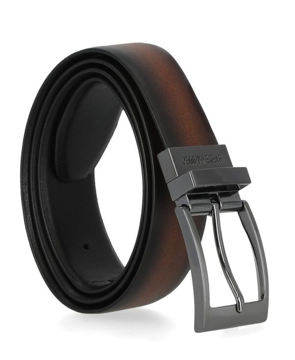 スティーブ マデン メンズ アクセサリー ベルト Steve Madden Mens 35mm Burnishedress Reversible Belt CognacBlack ブラック