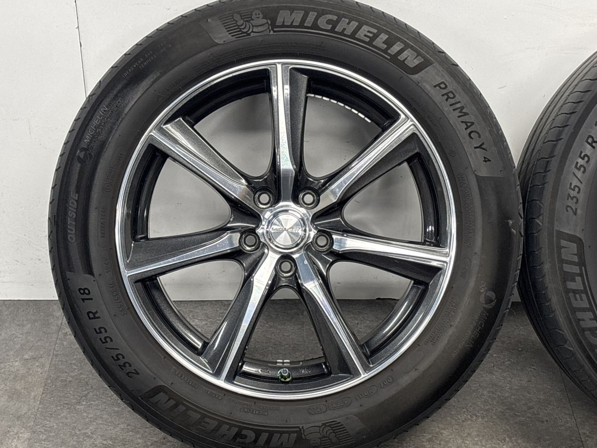 社外アルミ トヨタ専用 225/60Ｒ18 ハリアー RAV4 レクサス NX ハリアー RAV4 などに】lofida XT7 18in 8J +42 PCD114.3 235/55R18