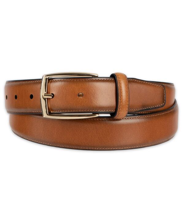 クラブルーム メンズ アクセサリー ベルト レザー Club Roomens Luxury Pebbled Leather Beltan タン