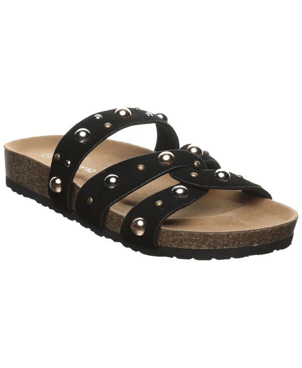 ベアパウ レディース シューズ スリッポン・ローファー サンダル BEARPAWomens Kaia SlipOn Sandals Black ブラック