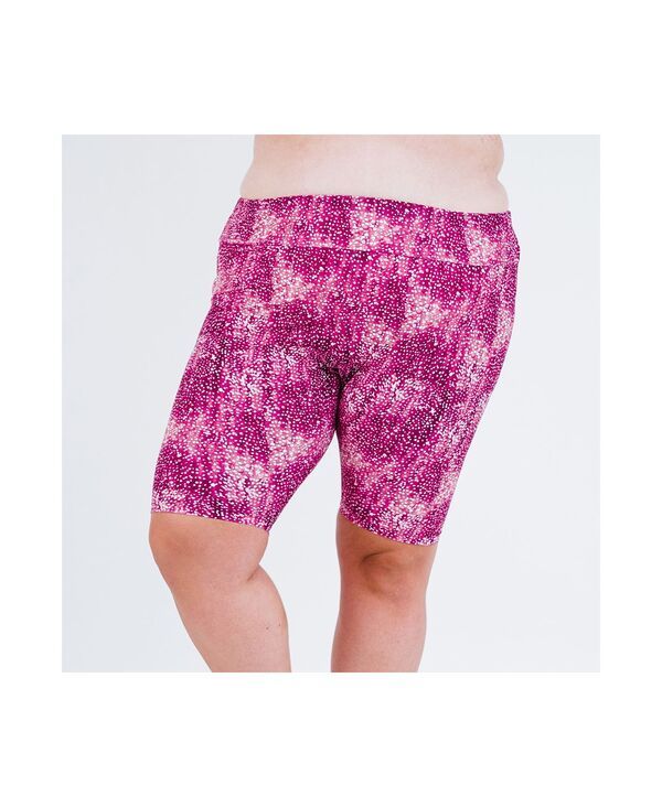 カリプサ レディース 水着 ボトムスのみ プラスサイズ ショートパンツ Calypsa Plusize Chlorine Resistant High Waisted Long Bike Swim S