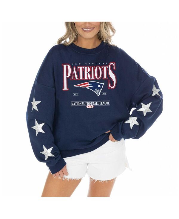 ゲームデイ・クチュール レディース アウター パーカー・スウェット Gameday Couture Womens Navy New England Patriots Rhinestone Star S