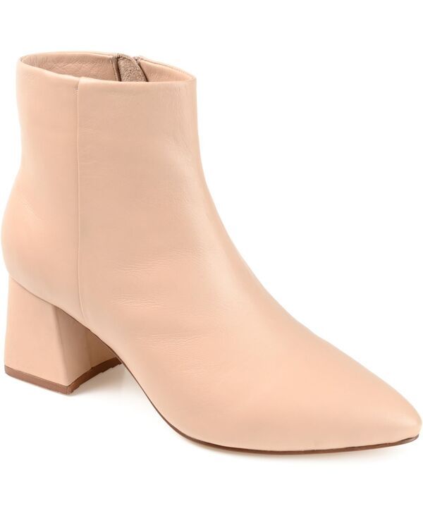 ジュルネ シグネチャー レディース シューズ ブーツ・レインブーツ ヒール Journee Signature Womens Tabbie Pointed Toe Block Heel Dress B
