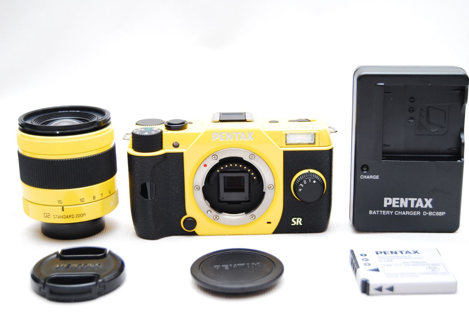 ★美品　ペンタックス Q7 レンズキット　イエロー オーダーカラー PENTAX★
