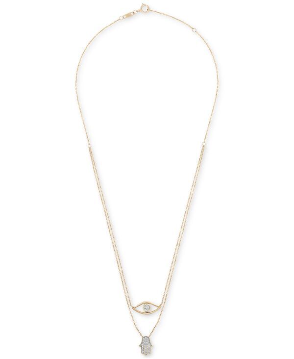 ラップド レディース アクセサリー ネックレス・チョーカー・ペンダントトップ レース Wrappediamond Evil Eye Hamsa Hand Laye red Pendant Neckla