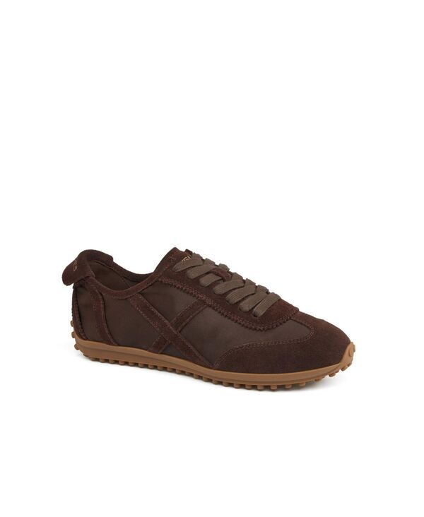 ジェースライズ レディース シューズ スニーカー スエード JSlides Womens Emily Suede Sneaker Dark Brown ブラウン