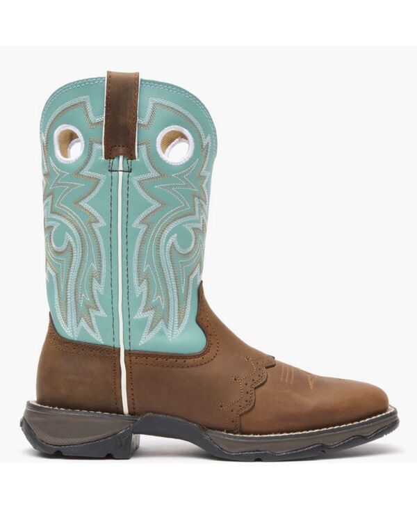 ドゥランゴ レディース シューズ ブーツ・レインブーツ レース Durango Lady Rebel by Womens Powder n Lace Saddle Western Boot Powde