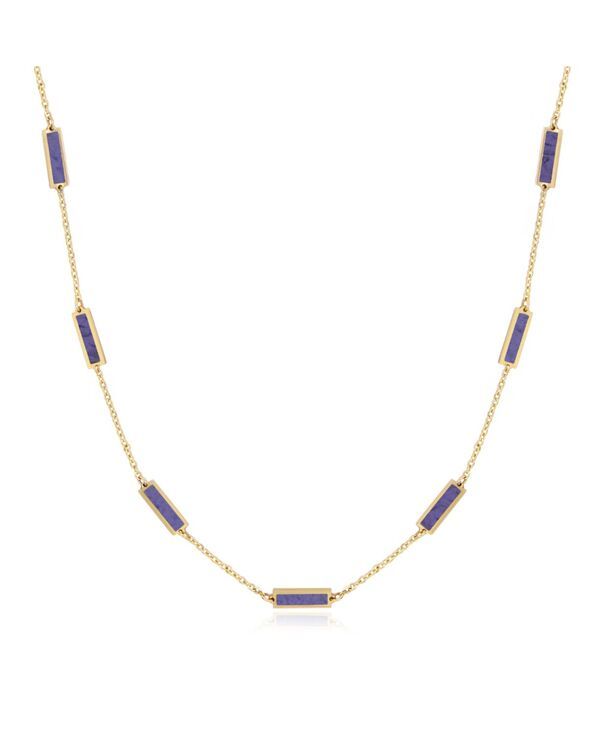 ザ・ラブリー レディース アクセサリー ネックレス・チョーカー・ペンダントトップ レース The Lovery Amethyst Bar Chainecklace Amethyst