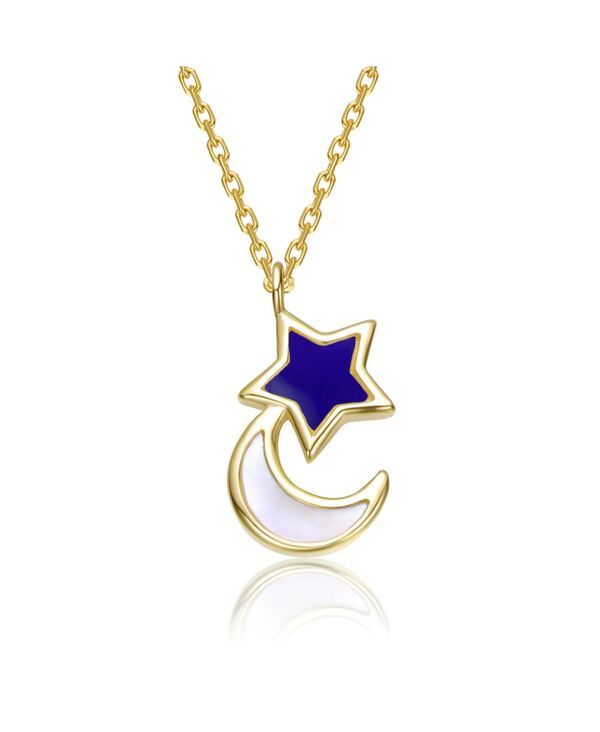 ジジガール レディース アクセサリー ネックレス・チョーカー・ペンダントトップ レース GiGiGirl Exquisite Plated Mother of Pearl Moon Enamel St