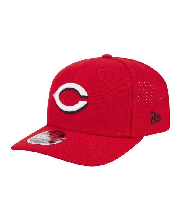 ニューエラ メンズ アクセサリー 帽子 New Era Mens Red Cincinnati Reds Performance 9SEVENTY Adjustable Hat Red レッド